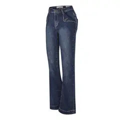 ROCKFORD - Jeans Algodón Orgánico Azul Brick Mujer