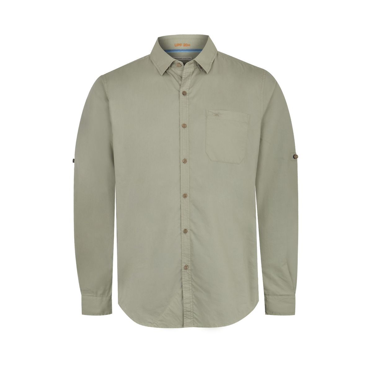 ROCKFORD - Camisa Algodón Orgánico Verde Galiton Hombre ROCKFORD