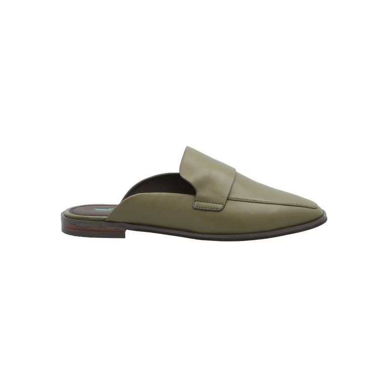 Zapato Cuero Mujer Somel Verde