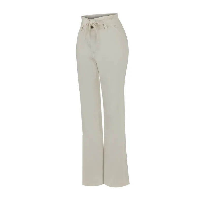 ROCKFORD - Jeans Algodón Orgánico Beige Oreon Mujer ROCKFORD