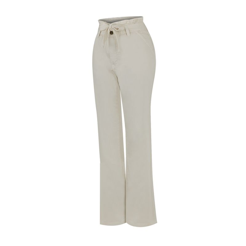 ROCKFORD - Jeans Algodón Orgánico Beige Oreon Mujer ROCKFORD