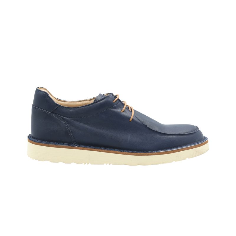 ROCKFORD - Zapato Cuero Hombre Gaetano Azul ROCKFORD