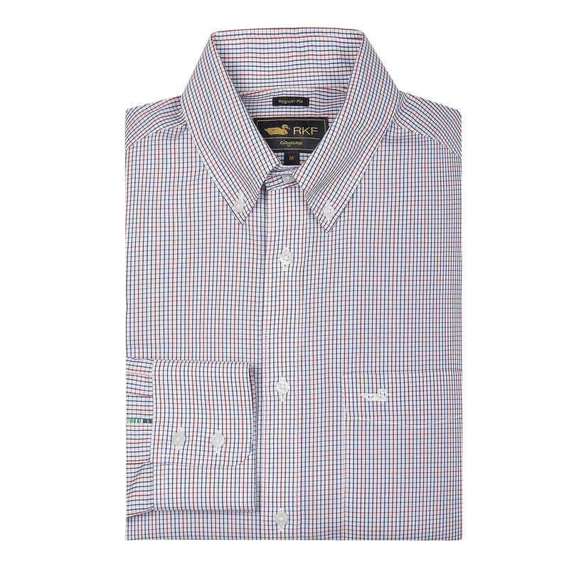 ROCKFORD - Camisa Libre de Arrugas Azul WF Hombre ROCKFORD