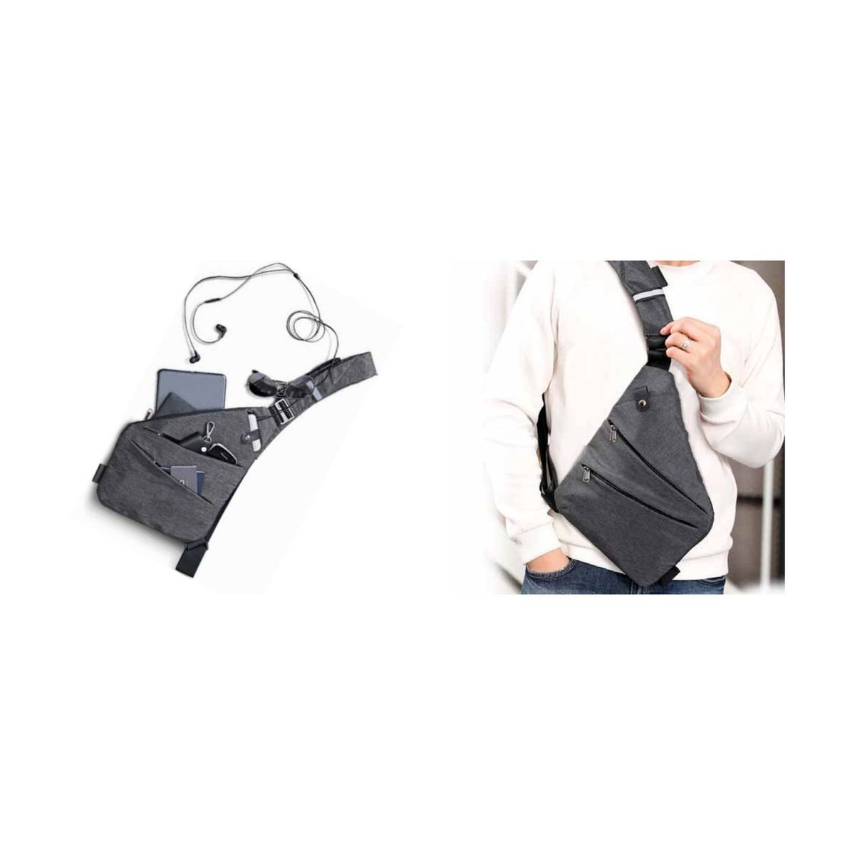 GENERICO - Bolso De Hombro Antirrobo Resistente Al Agua - SC