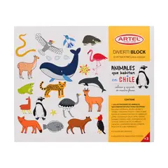 ARTEL - Block para Colorear Animales Chilenos