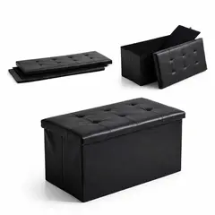 GENERICO - Banqueta Baul Puff Baul Cafe 76x38 Organizador Puff Sillon