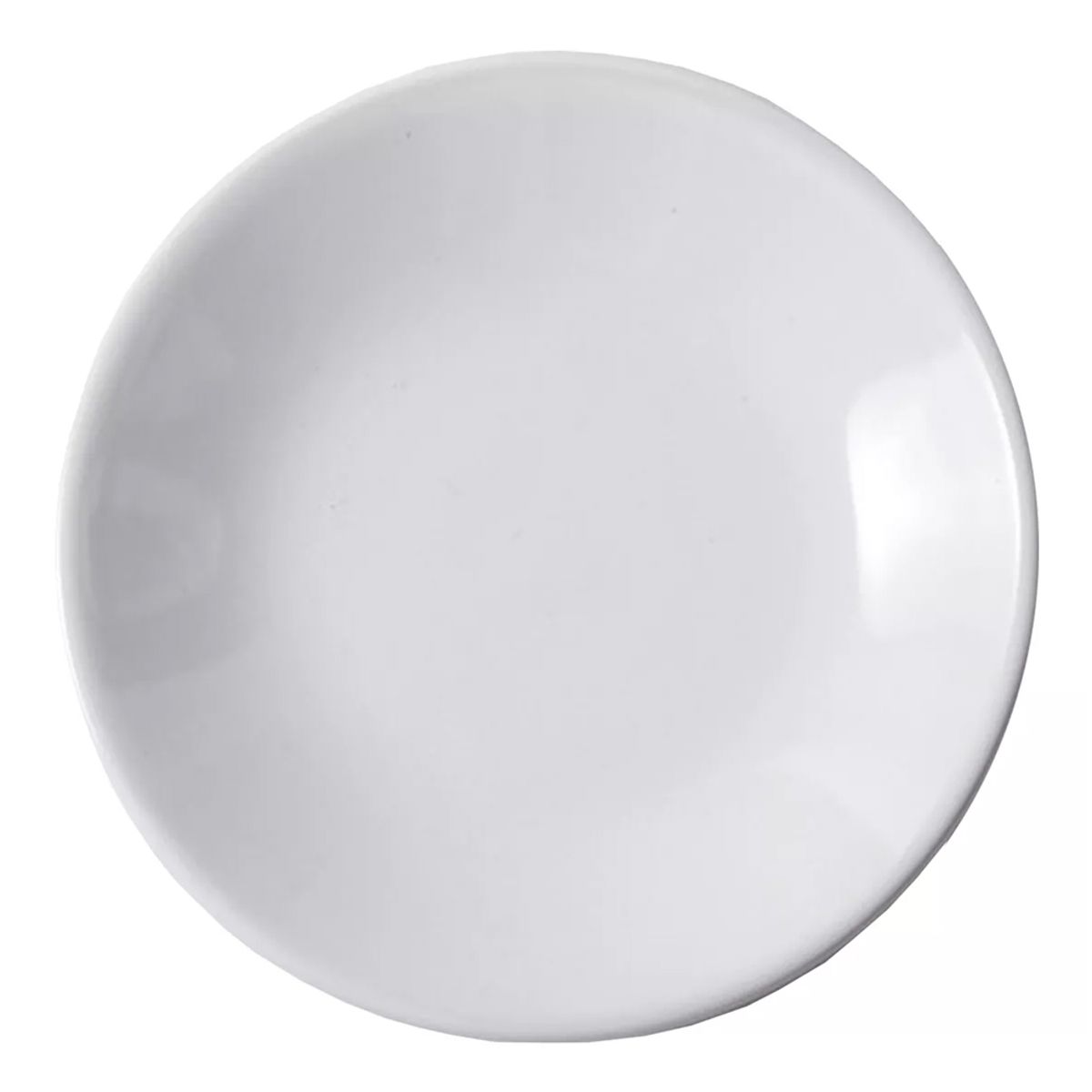 GENERICO - Platillo Para Taza De Té Café Cerámica Liso Blanco 112mm X6