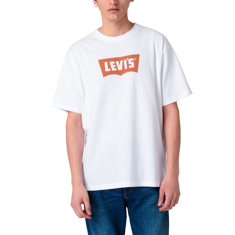 LEVIS - Polera Hombre Vintage Bw Graphic Tee Blanco Levis
