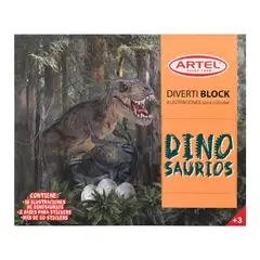 ARTEL - Block para Colorear Dinosaurios