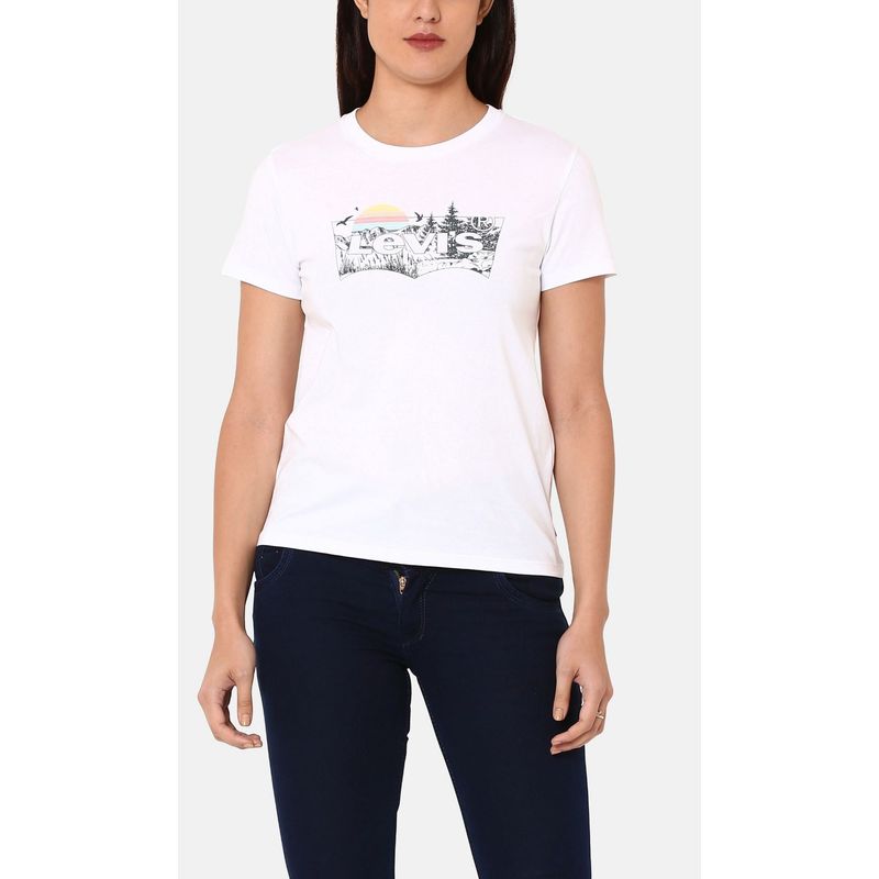 LEVIS - Polera Mujer Regular Fit Blanco Levis