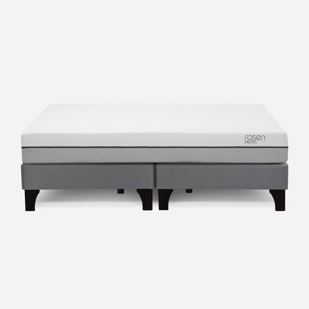 ROSEN - Cama Europea Pratta King Pata Madera 180 x 200 cm