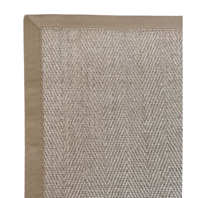 GENERICO - Alfombra Sisal Natural Borde Beige 170x240 cm VB1065
