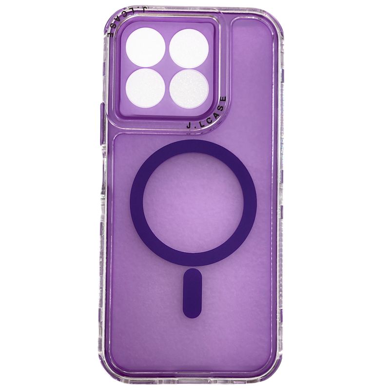 JOIGO - Carcasa Antigolpe 360 Para  Honor X8B Magsafe Lila