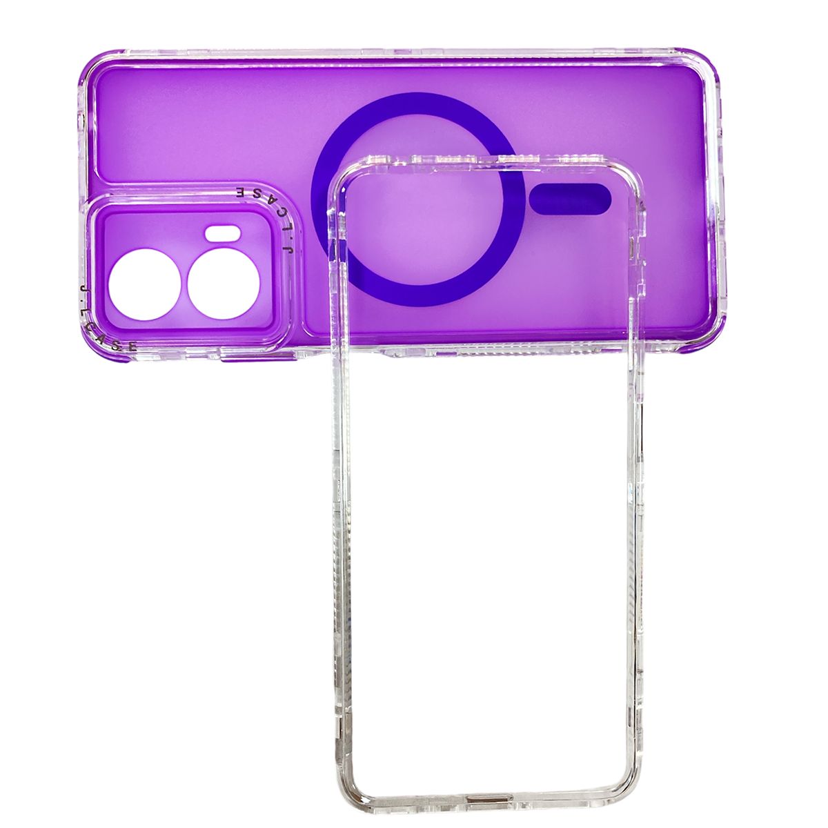 JOIGO - Carcasa Antigolpe 360 Para Motorola G04/G04S Magsafe Lila