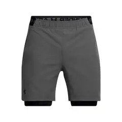 UNDER ARMOUR - Short Training para hombre Vanish Woven 2-in-1 gris