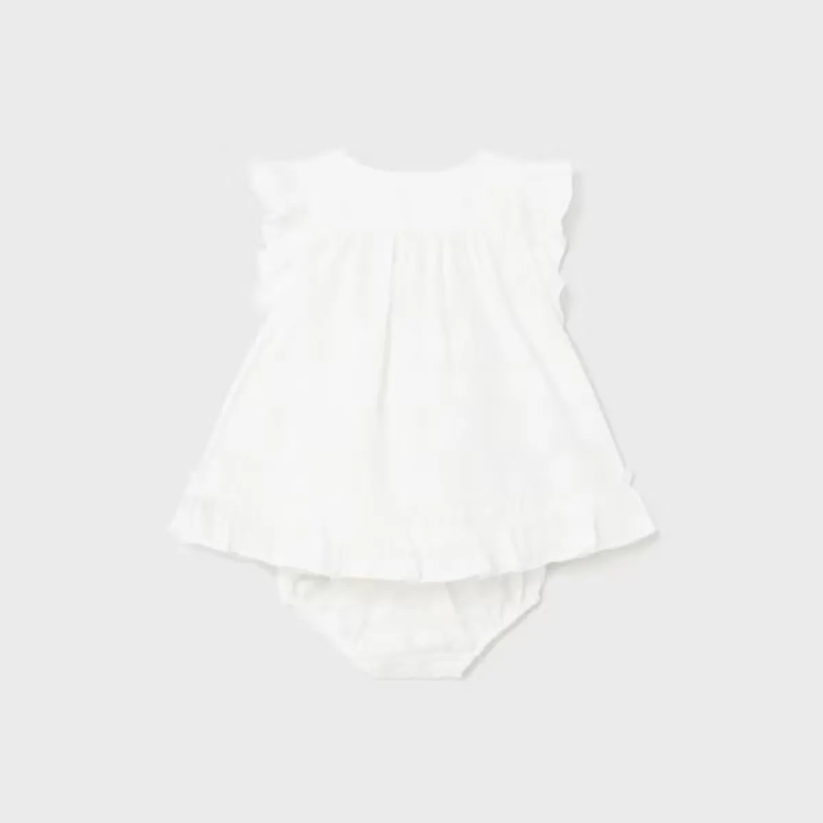 MAYORAL - Vestido jacquard Better cotton recién nacido