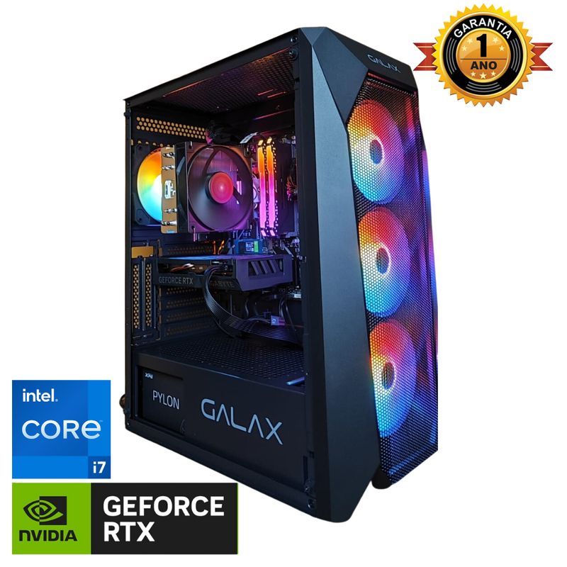 INTEL - PC GAMER Intel I7 12000KF, RTX 4060, 16 GB RAM, 1 TB SSD M.2, H610