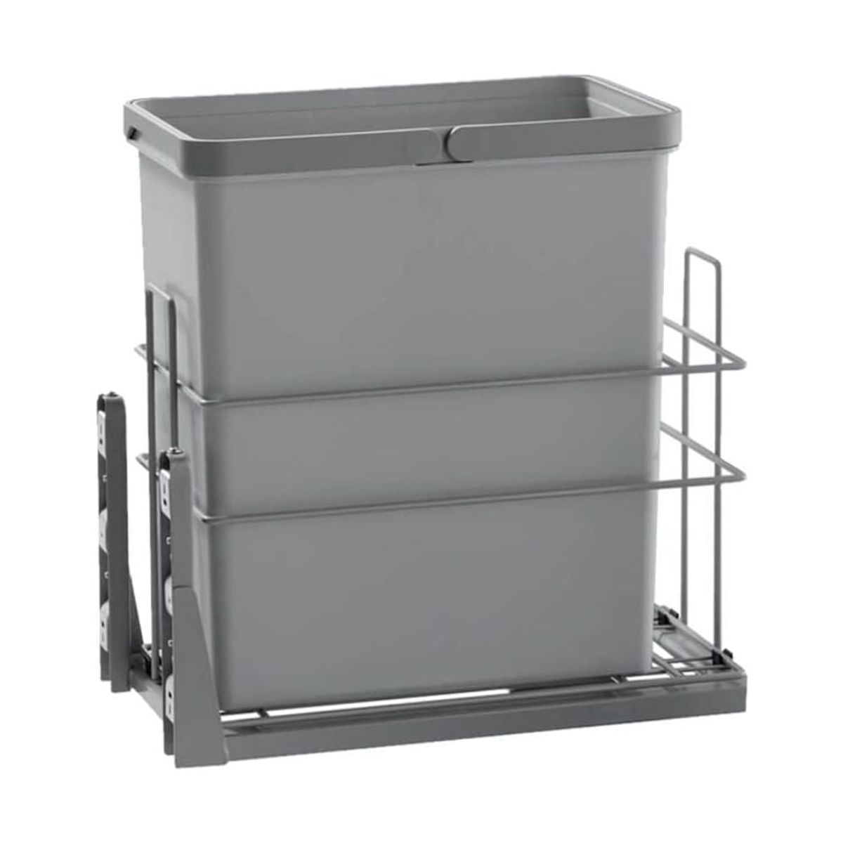 HBT - Basurero 28 lts para Frente 300 mm HIGOLD Gris