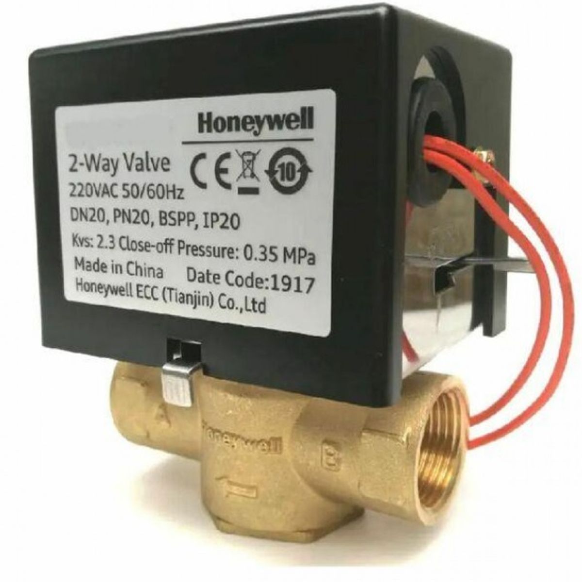 HONEYWELL - VALVULA FAN COIL 2 VÍAS 1/2" - BSPP - 220V HONEYWELL