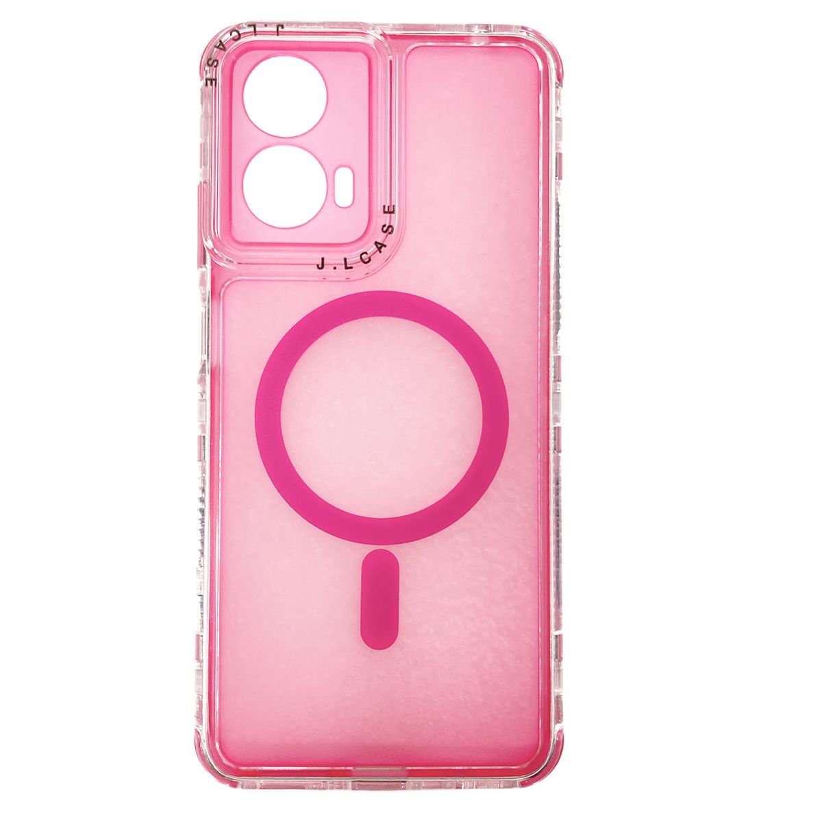 JOIGO - Carcasa Antigolpe 360 Para Motorola G04/G04S Magsafe Rosado.