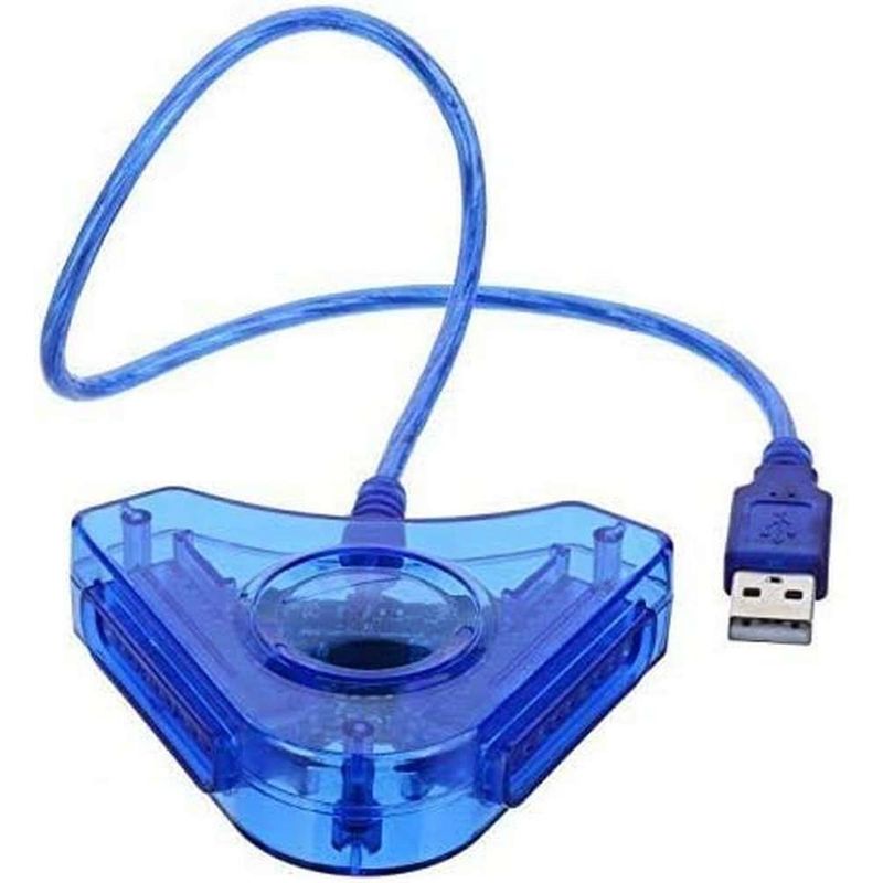 GEN - Adaptador Playstation 2 A Usb Pc Usa Control Play Ps2 En Pc