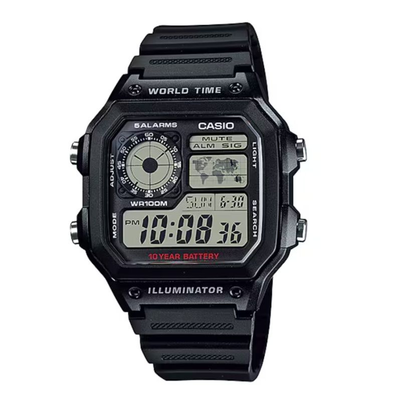 CASIO - Reloj Casio Digital Unisex AE-1200WH-1AV