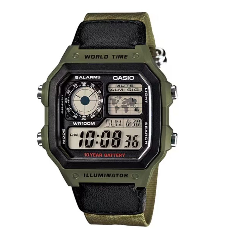 CASIO - Reloj Casio Digital Unisex AE-1200WHB-3BV