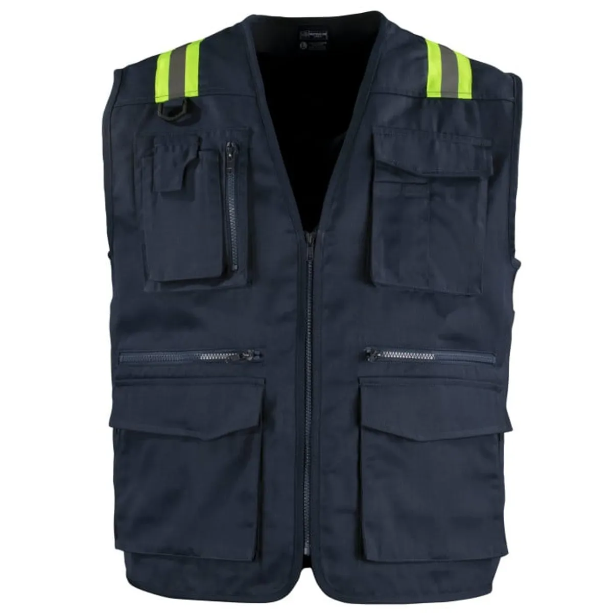 T-WORLD - Chaleco Geólogo Gabardina Dual Hi-Vis Con Cinta Día y Noche Hombre