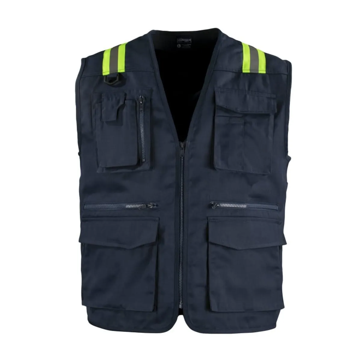 T-WORLD - Chaleco Geólogo Gabardina Dual Hi-Vis Con Cinta Día y Noche Hombre