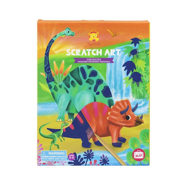 GENERICO - Set de arte para raspar Dinosaurios