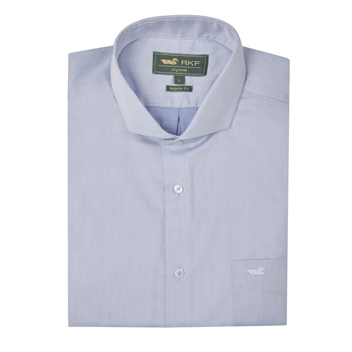 ROCKFORD - Camisa Cuello Ita Celeste E.Lifesolid Hombre ROCKFORD