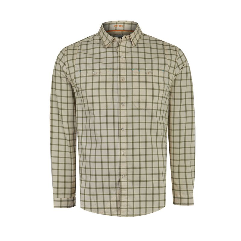 ROCKFORD - Camisa UPF Verde Atacama Hombre ROCKFORD