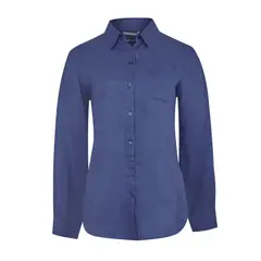 ROCKFORD - Blusa Lino Orgánico Azul Lirio Mujer