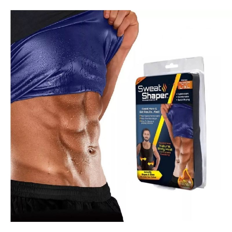 GENERICO - Faja De Compresión Tipo Sauna Dama Y Caballero Sweat Shaper
