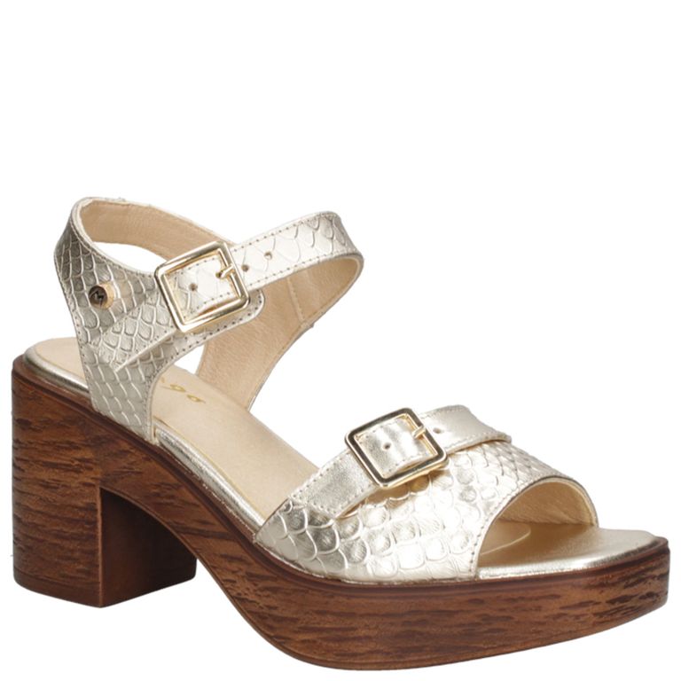 Sandalia Casual Mujer Dorado