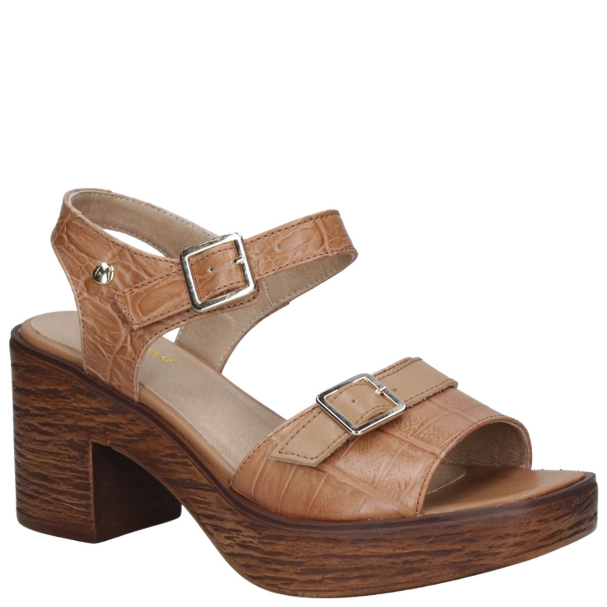 MINGO - Sandalia Casual Mujer Marrón claro Mingo