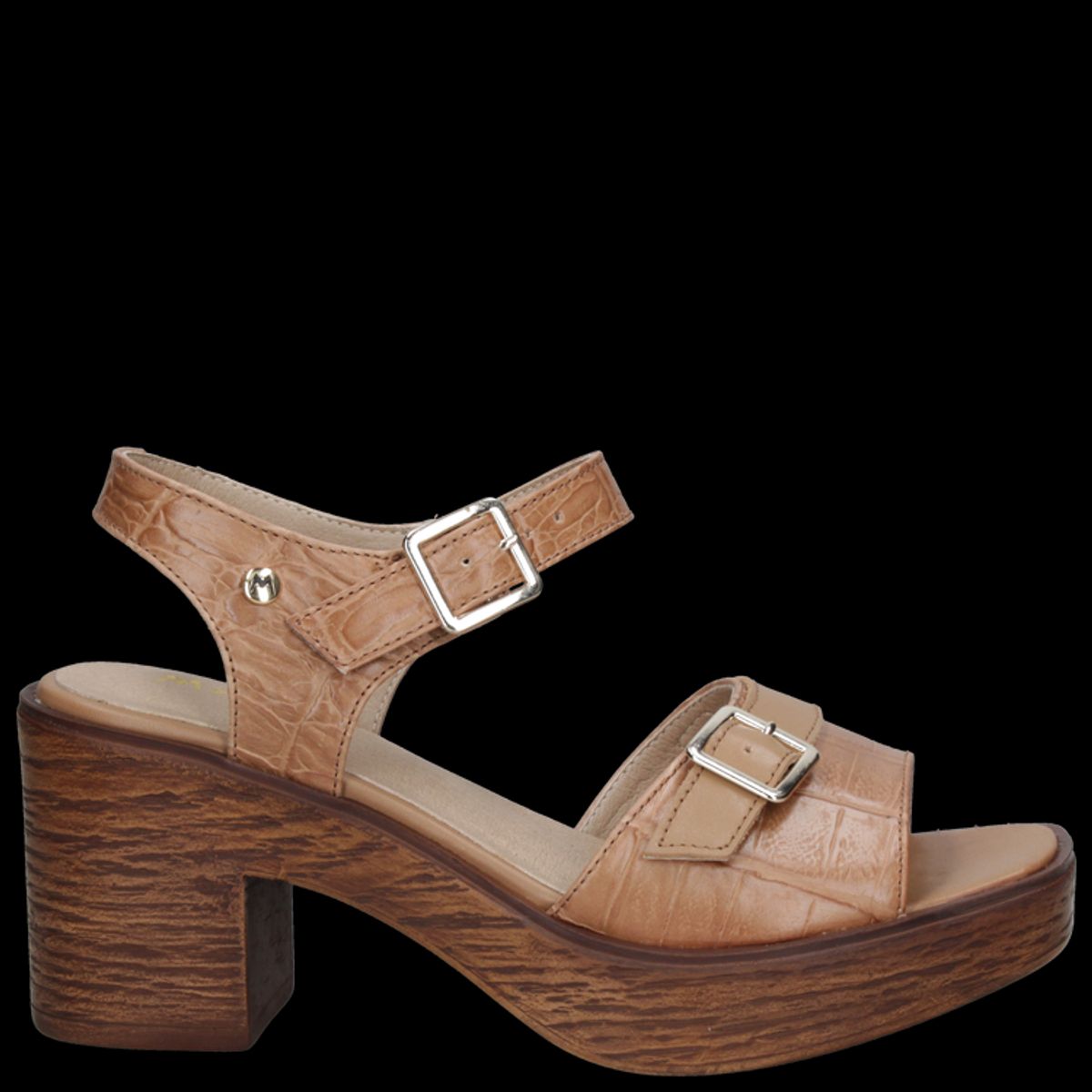 MINGO - Sandalia Casual Mujer Marrón claro Mingo