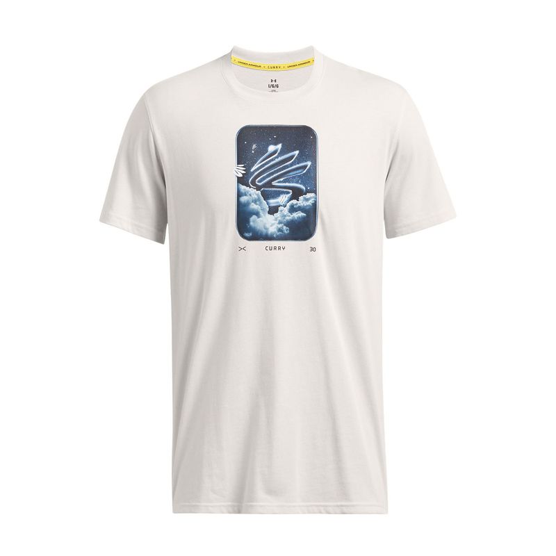 UNDER ARMOUR - Polera manga corta Curry T hombre Blanco UNDER ARMOUR