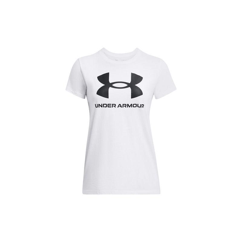 UNDER ARMOUR - Polera manga corta Rival mujer Blanco UNDER ARMOUR