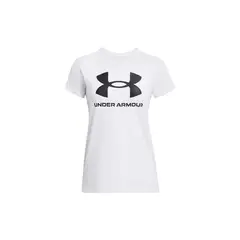 UNDER ARMOUR - Polera manga corta Rival mujer Blanco