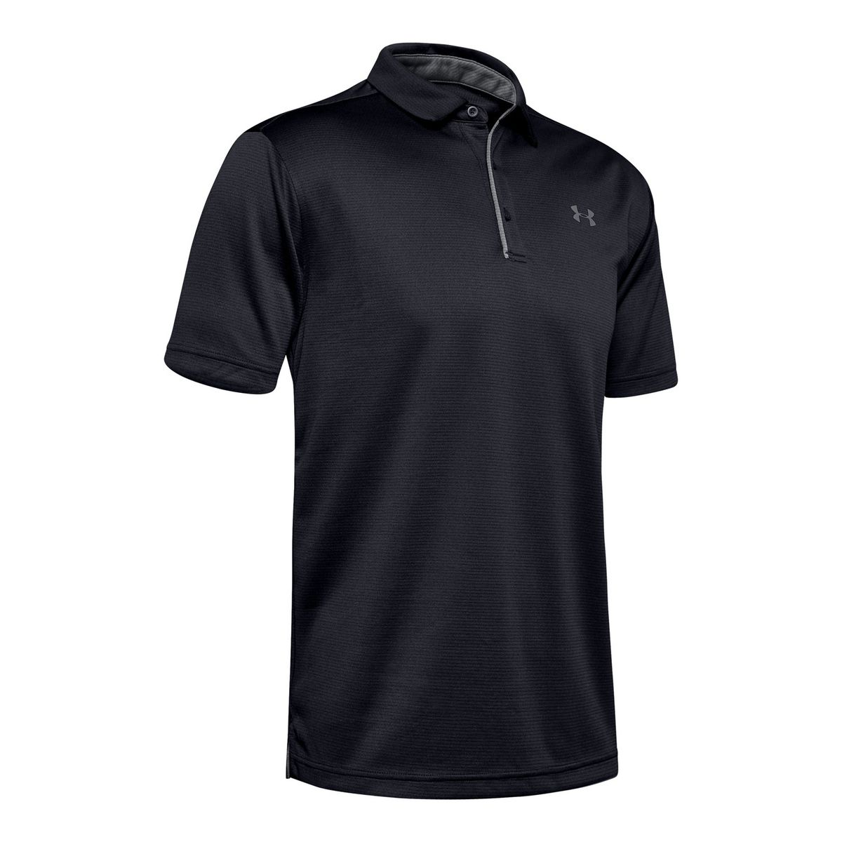UNDER ARMOUR - Polo UA Tech para hombre Negro UNDER ARMOUR