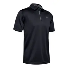 UNDER ARMOUR - Polo UA Tech para hombre Negro