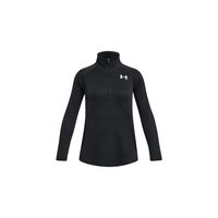 Polerón half zip UA Tech para niña Negro