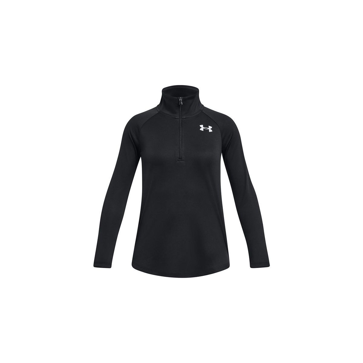 UNDER ARMOUR - Polerón half zip UA Tech para niña Negro UNDER ARMOUR