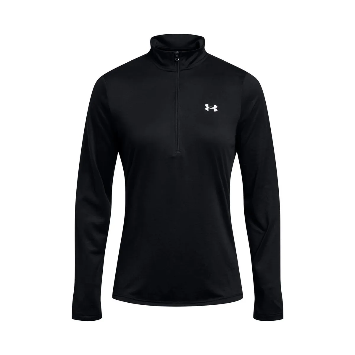 UNDER ARMOUR - Polerón Training mujer Fleece Tech ½ Zip Negro UNDER ARMOUR