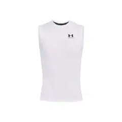 UNDER ARMOUR - Primera capa heatgear hombre BLANCO