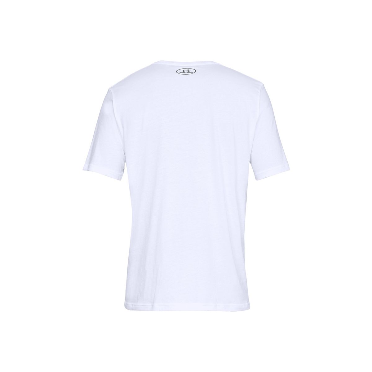 UNDER ARMOUR - Polera manga crta TeamWrdmrk hombre Blanco UNDER ARMOUR