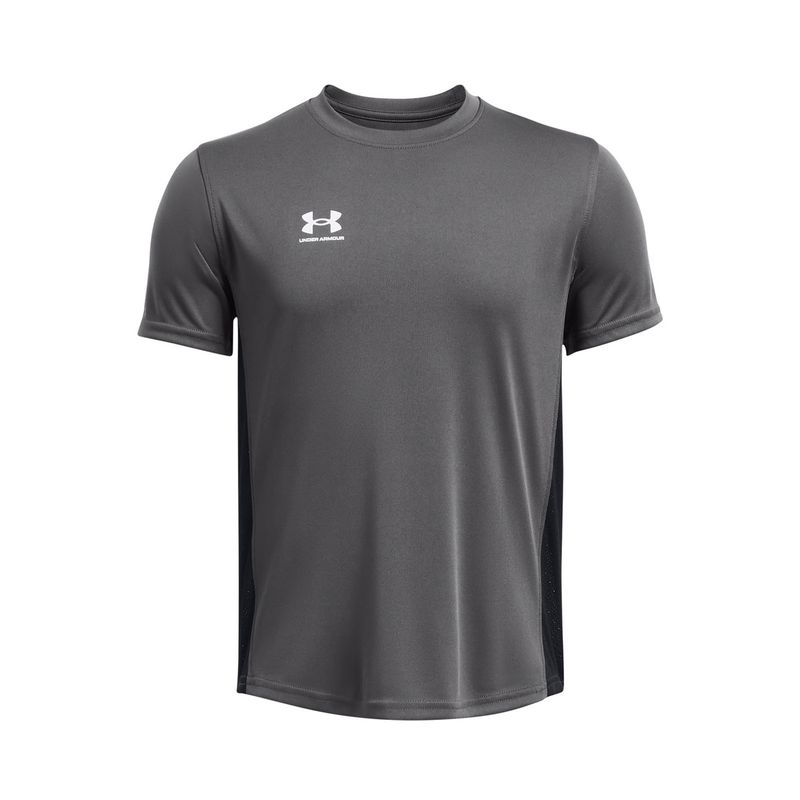 UNDER ARMOUR - Polera manga corta Challenger niño Gris UNDER ARMOUR
