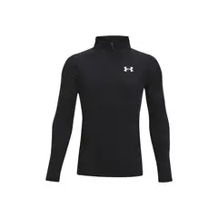 UNDER ARMOUR - Polerón UA Tech Half zip para niño Negro