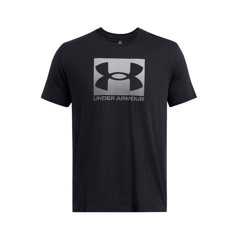 Polera manga corta boxed hombre NEGRO